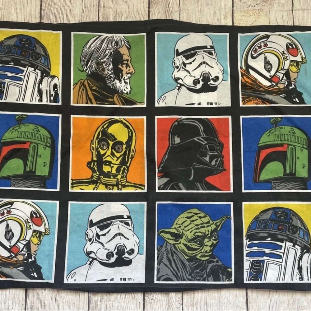 Vintage Star Wars Pillowcase  Empire Strikes Back 1990s